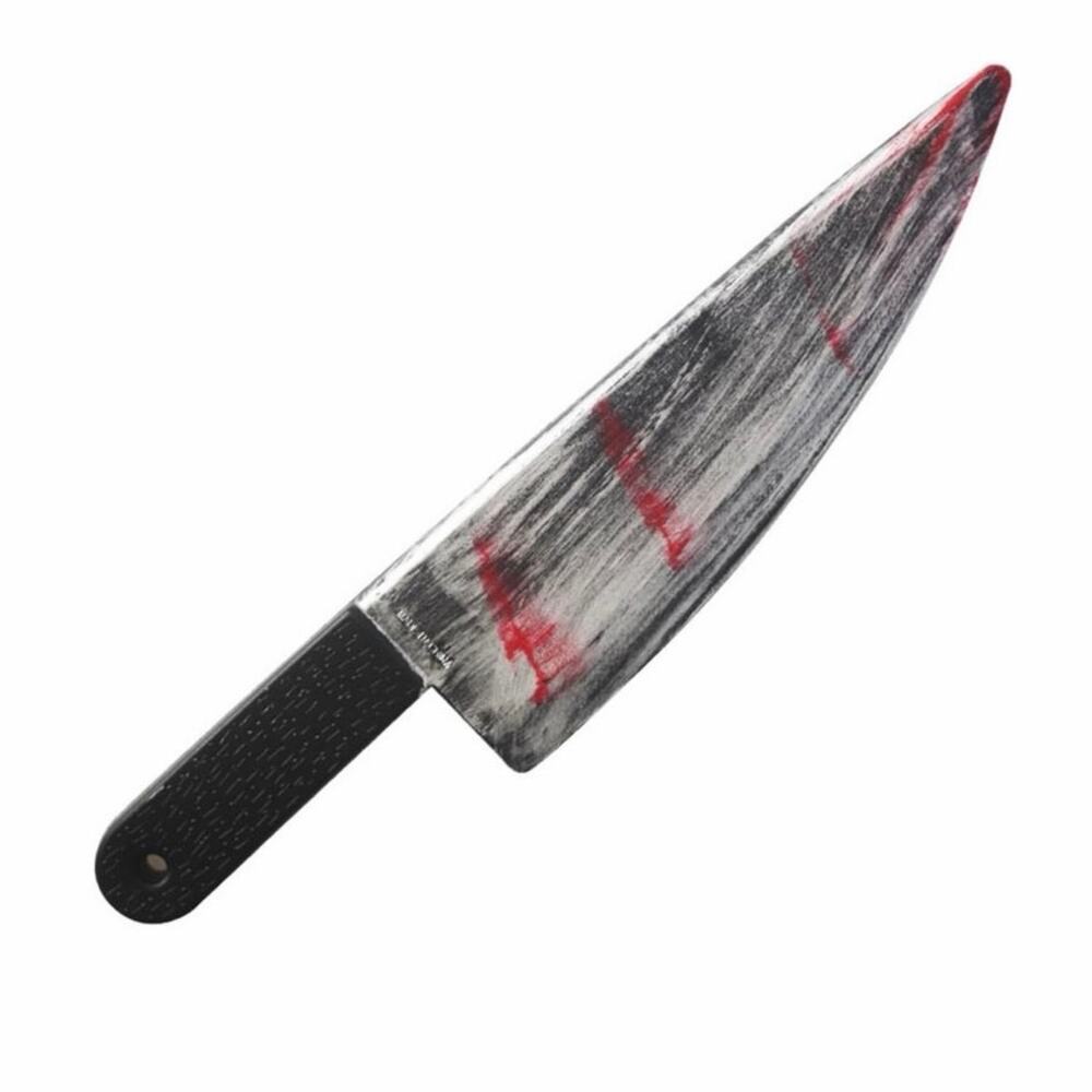 16" Bloody Knife Prop Plastic Fake Horror Childs Play Chucky Cosplay NWOT